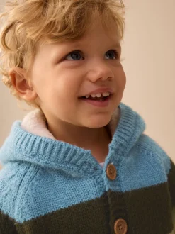 Multi Bright Stripe (multi-rayures lumineuses) - Character Cardigan (3mths-7yrs)