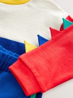 Multi Dino Spikes - Ensemble T-shirt et Jogging à manches longues (3mths-7yrs)