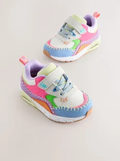 Multi Lumineux - Baskets épaisses à lacets élastiques