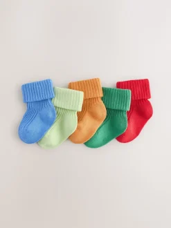 Multi Lumineux - Paquet de chaussettes roulantes pour bébé 5 (0mois-2ans)