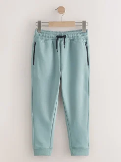 Multi noir/marine/minéral - Jogging ajusté zippé, lot de 3 (3-16ans)