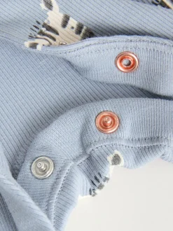 Multi Safari Animal - Combinaisons de sommeil pour bébé 4 Pack (0mois-3ans)