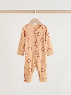 Multi Safari Animal - Combinaisons de sommeil pour bébé 4 Pack (0mois-3ans)