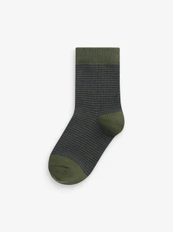 Multi Stripe (Multi Stripe) - Paquet de chaussettes en coton riche 7