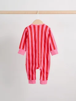 Multi Stripe (Multi Stripe) - Combinaisons de nuit à fermeture éclair pour bébés 3 Pack (0mths-3yrs)