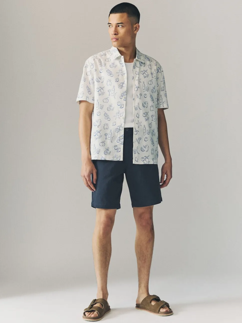 Multicolore - Ajustement lâche - Short chino extensible 4 Pack