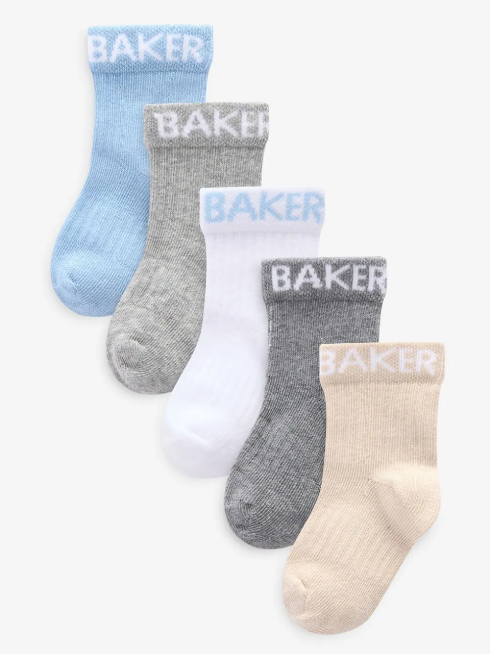 Multicolore - Baker by Ted Baker Bébé Chaussettes 5 Lot
