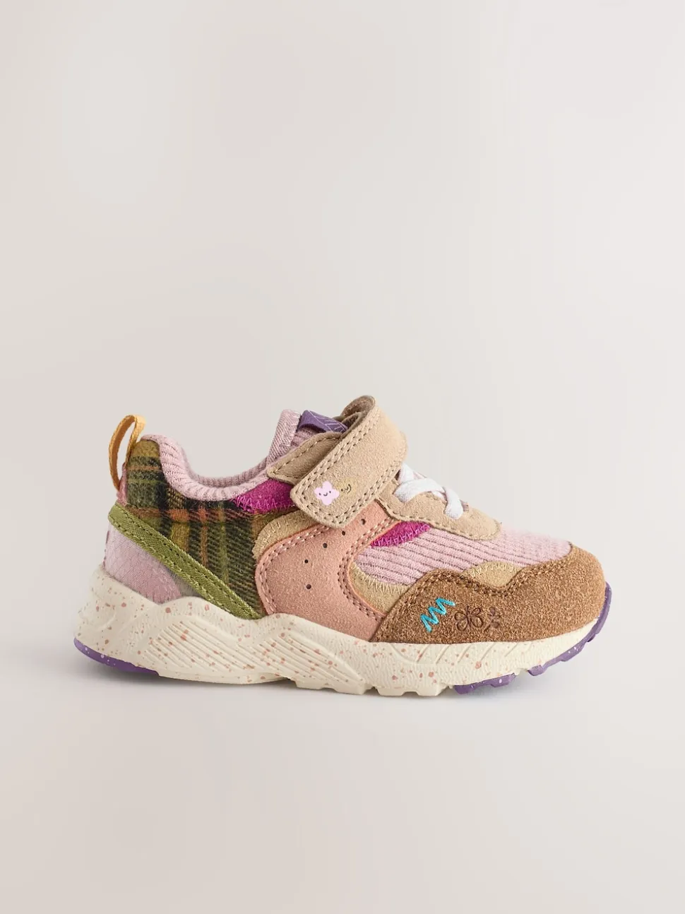 Multicolore - Baskets à lacets élastiques à fermeture tactile