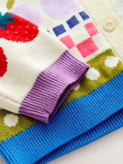 Multicolore - Cardigan imprimé amusant (3mois-7ans)