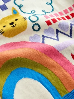 Multicolore - Cardigan imprimé amusant (3mois-7ans)