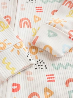 Multicolore - Combinaison de nuit zippée pour bébé 3 Pack (0-2ans)