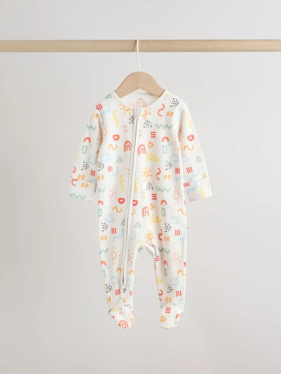 Multicolore - Combinaison de nuit zippée pour bébé 3 Pack (0-2ans)