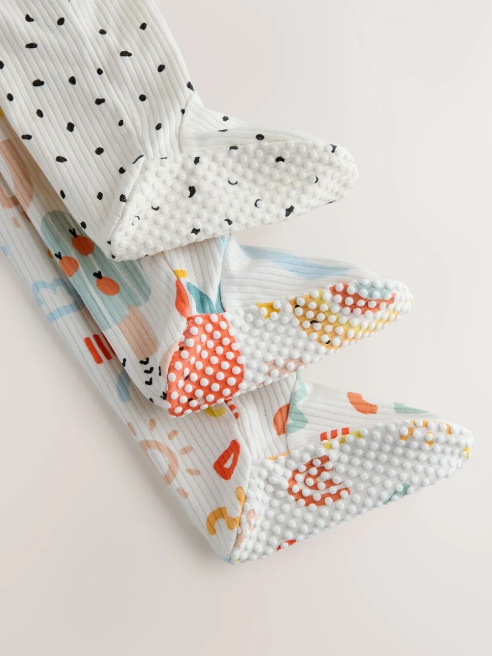 Multicolore - Combinaison de nuit zippée pour bébé 3 Pack (0-2ans)