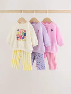 Multicolore - Ensemble 6 Pieces pour BÉBÉ Sweat-shirts et Joggings (0mois -3ans)