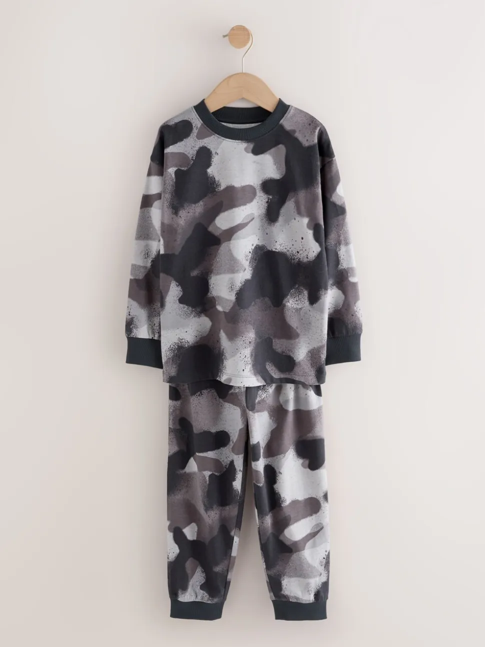 Multicolore à imprimé camouflage - Lot de 3 pyjamas à manches longues (3-16ans)