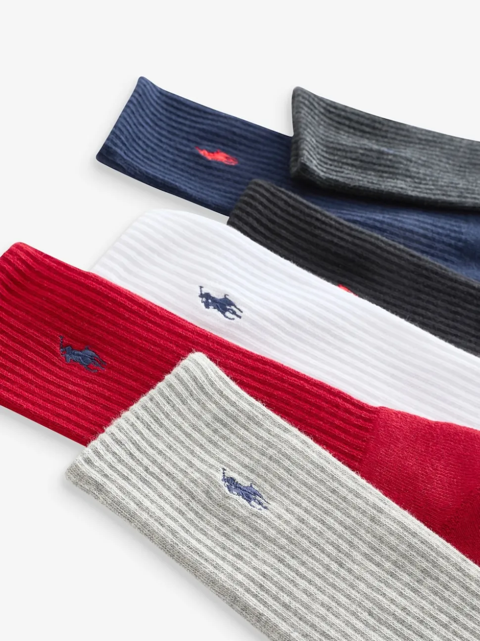 Multicolore - Lot 6 paires de chaussettes Polo Ralph Lauren à col rond