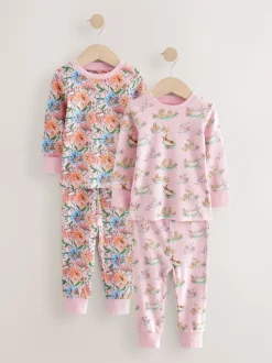 Multicolore - Lot 2 pyjamas Cath Kidston Bunny Snuggle 100% coton