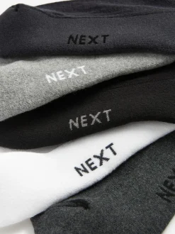 Multicolore - Lot de 5 - Chaussettes de sport mi-hautes rembourrées