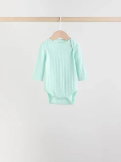 Multicolore - Lot de 5 bodies à manches longues pour bébé