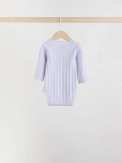 Multicolore - Lot de 5 bodies à manches longues pour bébé