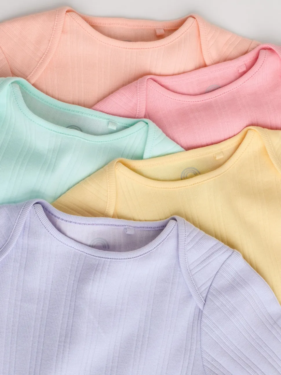 Multicolore - Lot de 5 bodies à manches longues pour bébé