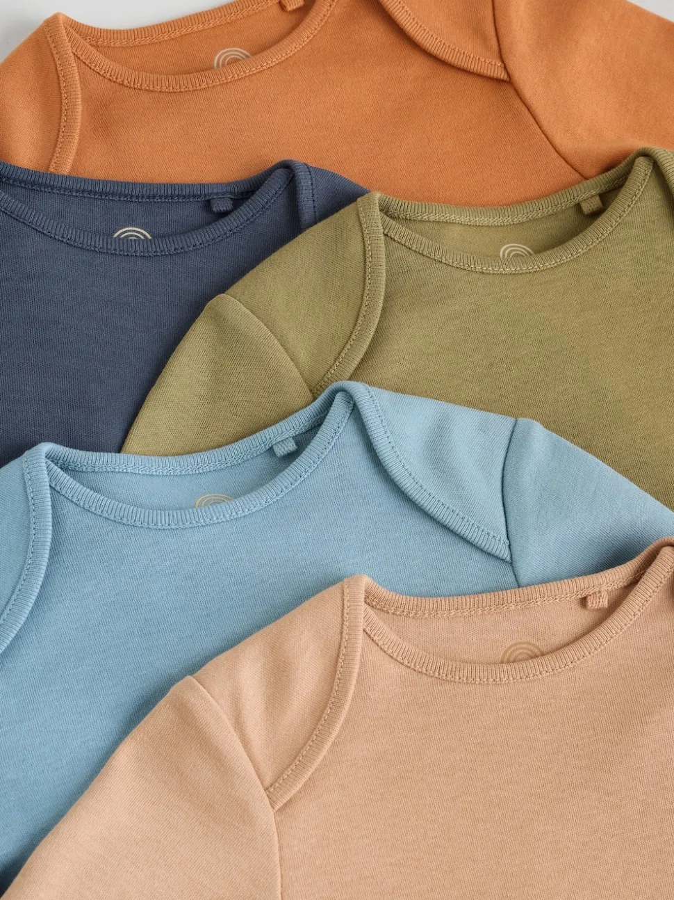 Multicolore - Lot de 5 bodys bébé