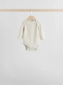 Multicolore - Lot de 5 bodys à manches longues pour bébé