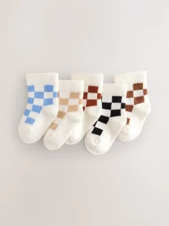 Multicolore - Lot de 5 chaussettes pour bébé (0mois-2ans)