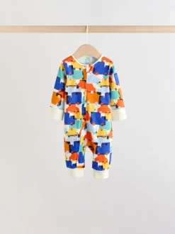 Multicolore - Lot de 5 Combinaisons de nuit zippées deux sens pour BÉBÉ (0mois à3ans)