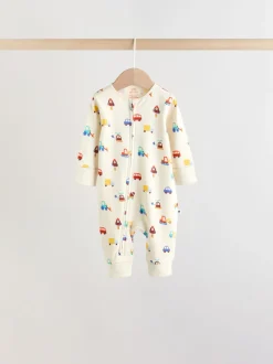 Multicolore - Lot de 5 Combinaisons de nuit zippées deux sens pour BÉBÉ (0mois à3ans)