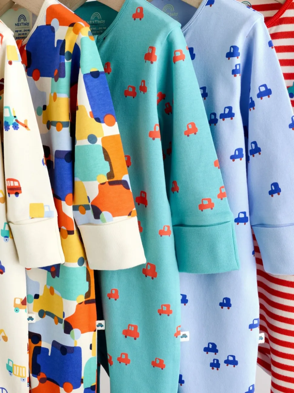 Multicolore - Lot de 5 Combinaisons de nuit zippées deux sens pour BÉBÉ (0mois à3ans)