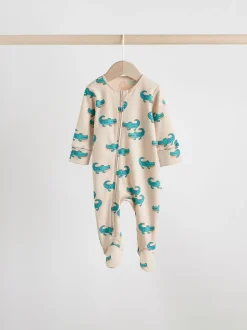 Multicolore - Lot de 5 dors-bien zippés en coton pour bébé (0-2ans)