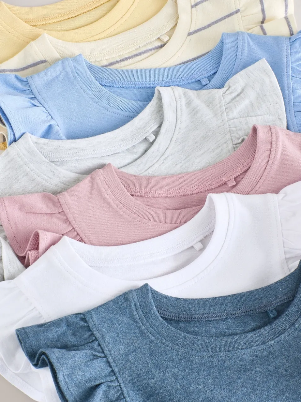 Multicolore - Lot de 7 gilets de base (3mois à7ans)