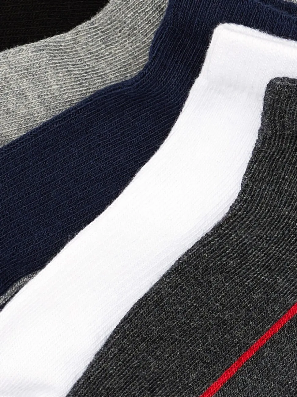 Multicolore - Lot de 5 paires de chaussettes de sport à semelle rembourrée