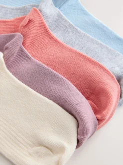 Multicolore - Lot de 5 paires de chaussettes à volants en coton riche