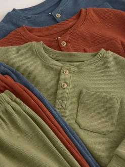 Multicolore - Lot de 3 pyjamas décontractés (9mois à12ans)