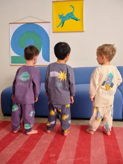 Multicolore - Lot de 3 pyjamas oversize (9mois-10ans)