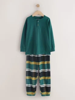 Multicolore - Lot de 3 pyjamas tissés à carreaux (3-16ans)