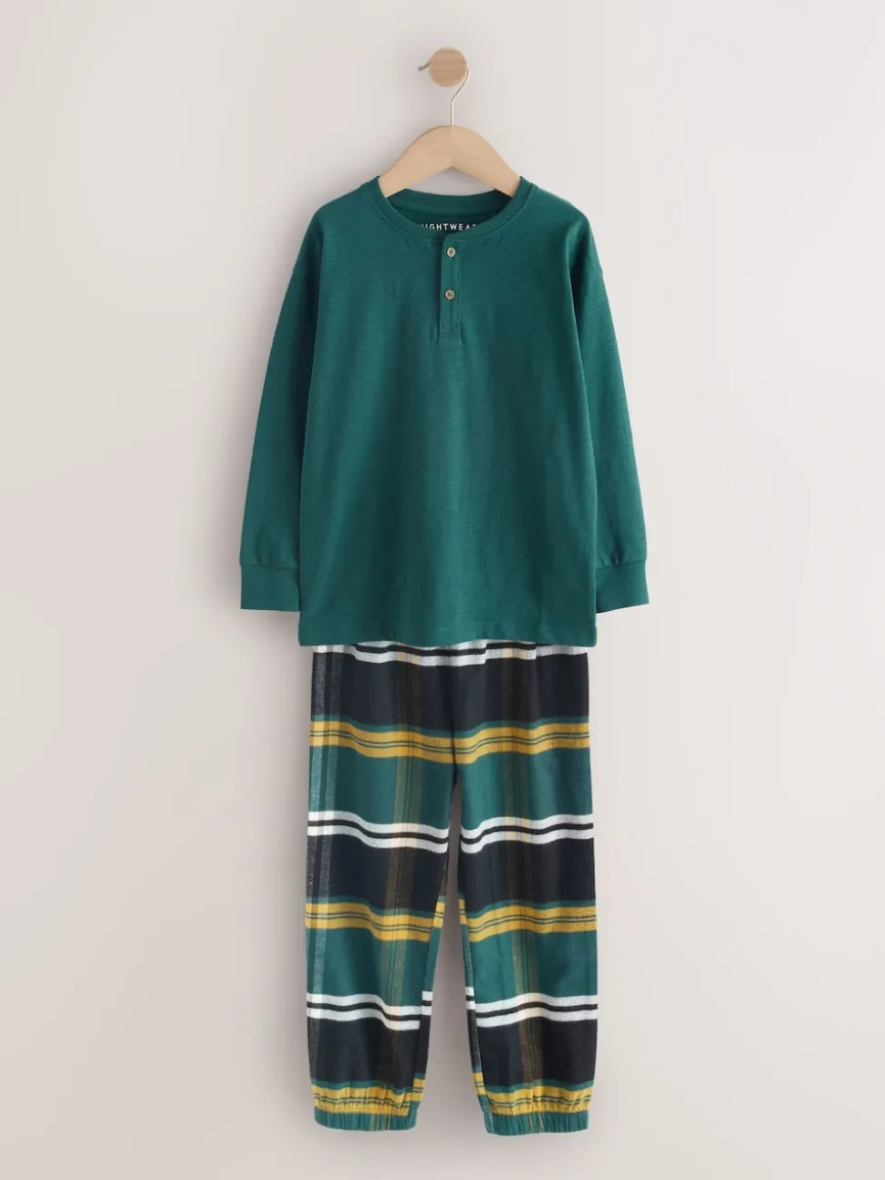 Multicolore - Lot de 3 pyjamas tissés à carreaux (3-16ans)