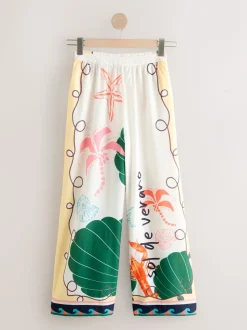 Multicolore - Pantalon large de jambe