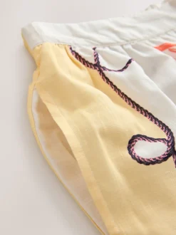 Multicolore - Pantalon large de jambe