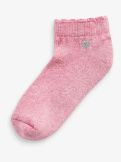 Multicolore - Paquet de 7 chaussettes d'entraînement à semelle coussinée brodée en coton riche