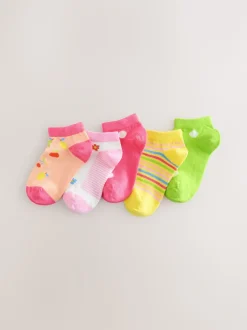 Multicolore - Paquet de chaussettes de sport en coton riche 5
