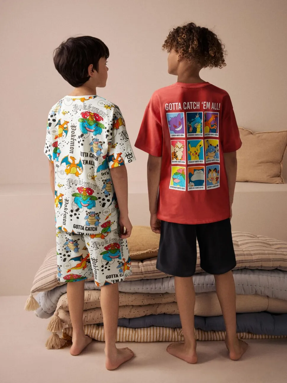 Multicolore - Pyjamas courts sous licence Pokemon 2 (3-14ans)