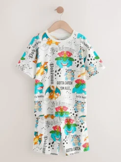 Multicolore - Pyjamas courts sous licence Pokemon 2 (3-14ans)