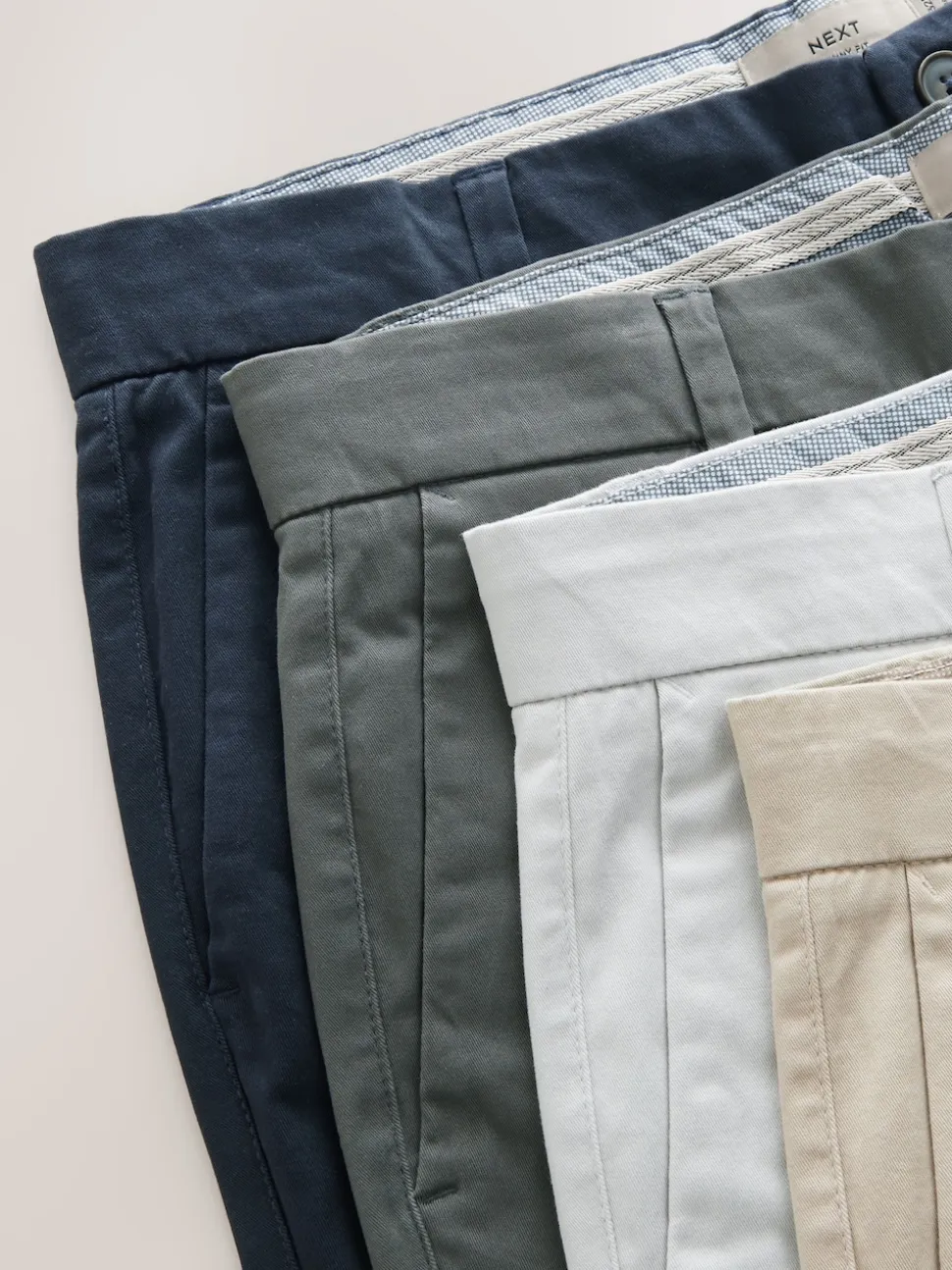 Multicolore - Skinny Fit (Skinny Fit) - Short chino extensible 4 Pack