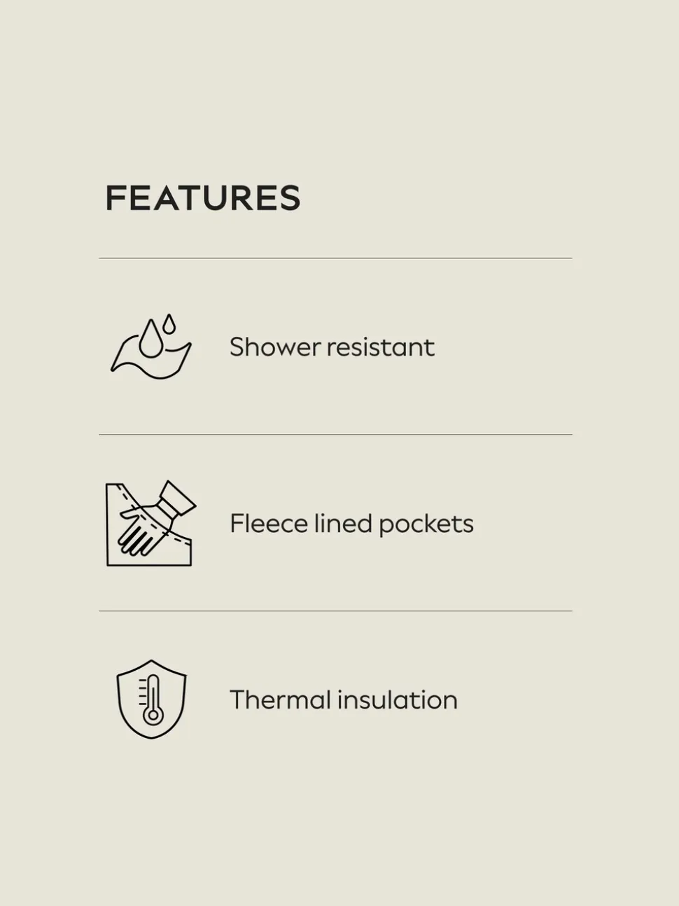 Multicolore - Veste matelassée Résistant à la douche ThermoGen