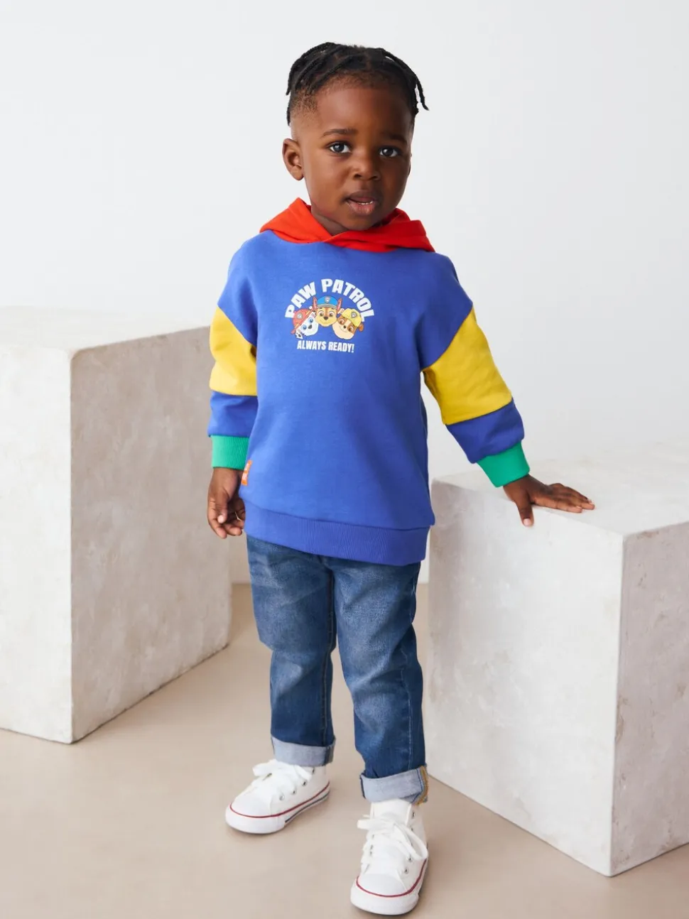 multicolore color block - Sweat-shirt à capuche Paw Patrol (9mois-8ans)