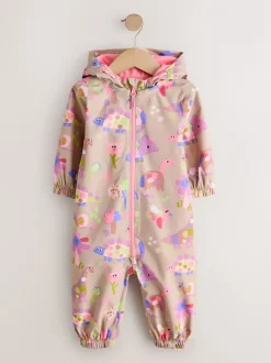 Multicolore 3D Dino - Combinaison imperméable imprimée (6 mois-7 ans)