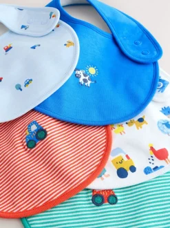 Multicolore Ferme - 5 Pack Baby BIBS